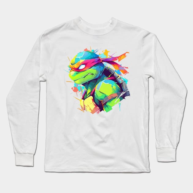 michelangelo Long Sleeve T-Shirt by Ninja banana